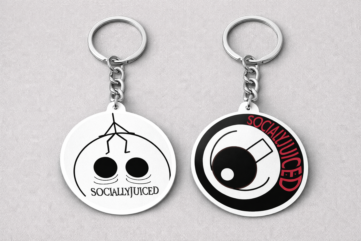 SOCIALLY JUICED KEY CHAIN